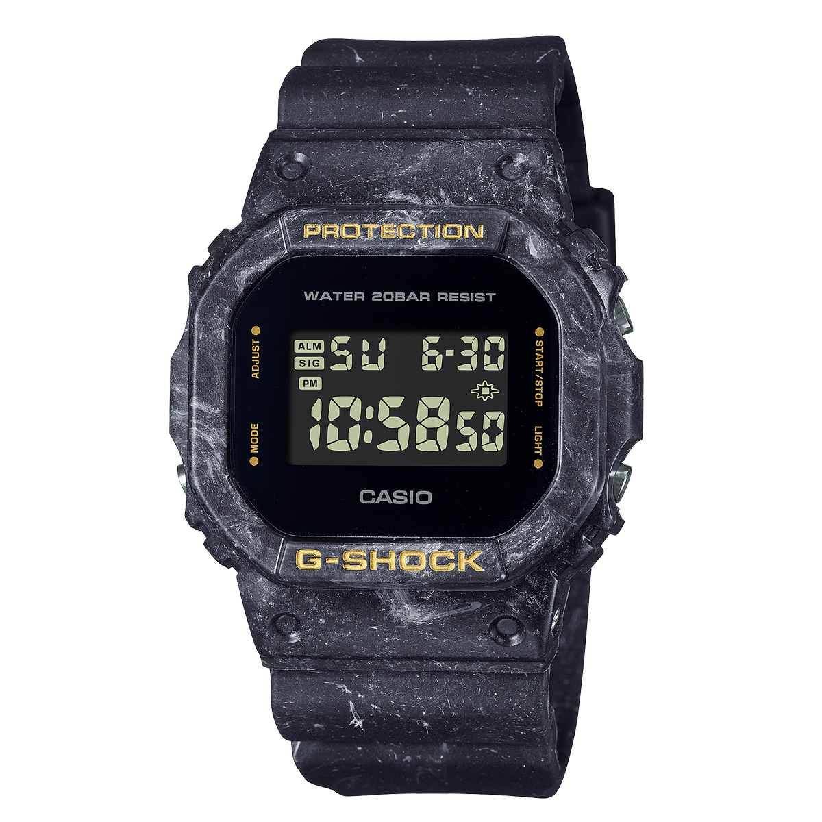 G-SHOCK ジーショック CASIO カシオ DW-5600WS-1 5600 スピードモデル デジタル 腕時計 反転液晶 ボーイズサイズ メンズ  レディース