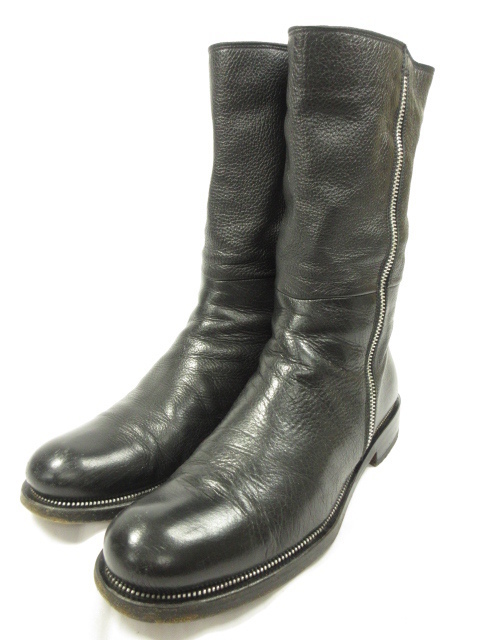 格安店 本革黒ブーツ ROCCOP ロコッピ ilam.org