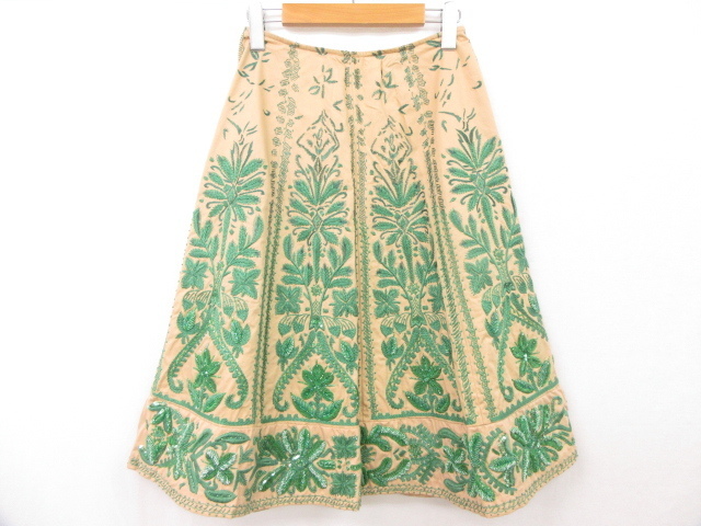 □HH超美品【ドリスヴァンノッテン DRIES VAN NOTEN】刺繍&ビーズ装飾