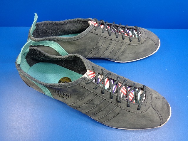 10897# new goods 09 year made adidas TOKIO JAPAN Adidas Tokio Japan suede gray 29.5 cm place name series 60s