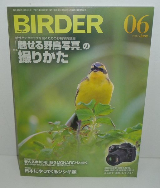 バーダー365 『BIRDER（バーダー）2017年6月号 特集：魅せる野鳥写真の撮りかた』_画像1