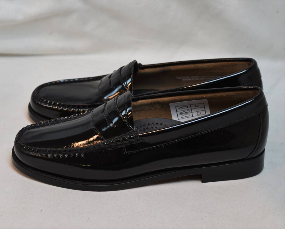 SALE!! G.H BASS автобус стандартный дамский седло Loafer высокий автомобиль in кожа US4.5 21.5-22cm соответствует не использовался товар 