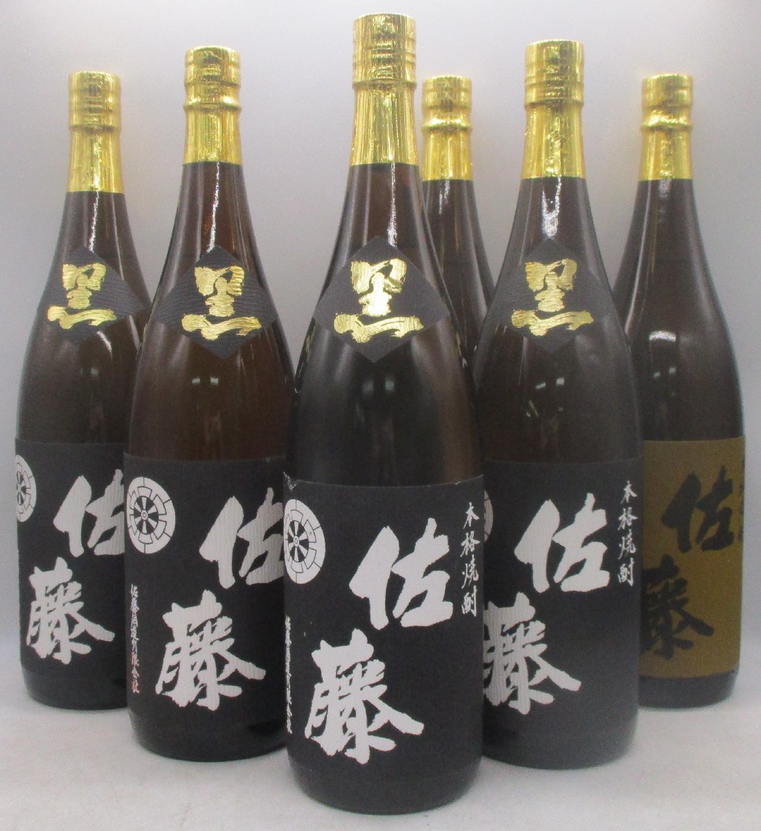 佐藤 1800ml 6本セット 黒 芋焼酎 麦焼酎 25度 古酒 未開栓 ☆49