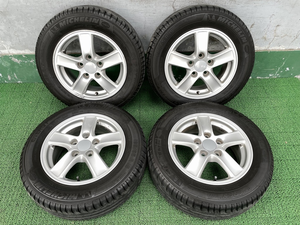 ホンダ純正ホイール!! 15x6J +55 夏タイヤ付き 195/65 4本セット 売切