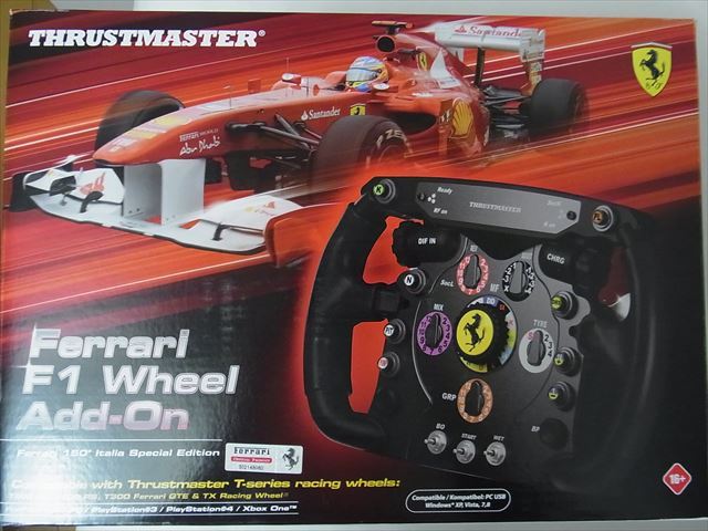 美品 VG T500 RS用 フェラーリ ホイール スラストマスター Ferrari F1 Wheel Add On ハンコン ハンドル