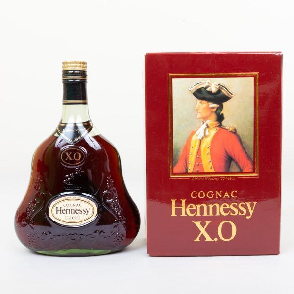 未開栓 Hennessy ヘネシー XO 金キャップ グリーンボトル コニャック