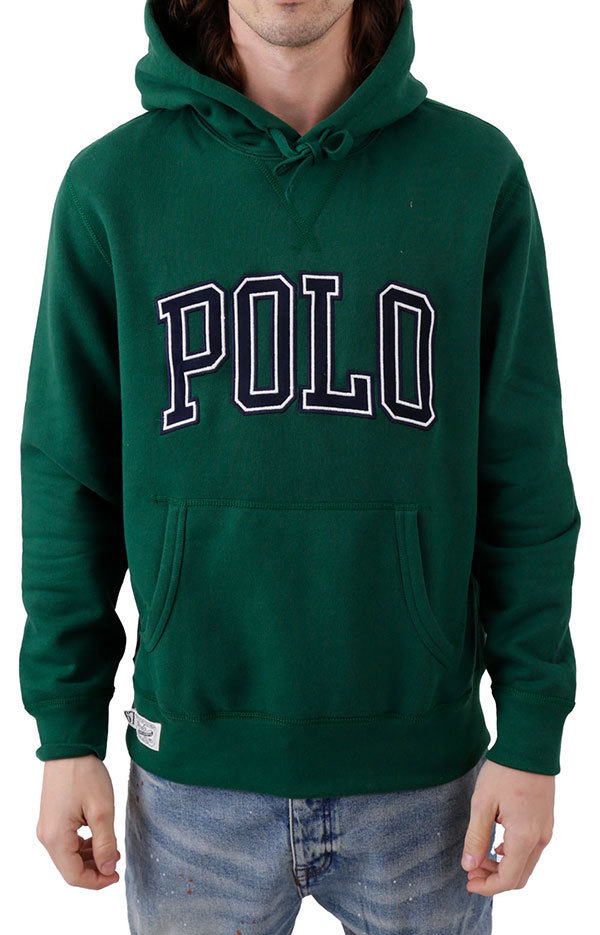 Polo Ralph Lauren (ポロラルフローレン) US パーカー プルオーバー Collegiate Classic Pullover Hoodie New Forest