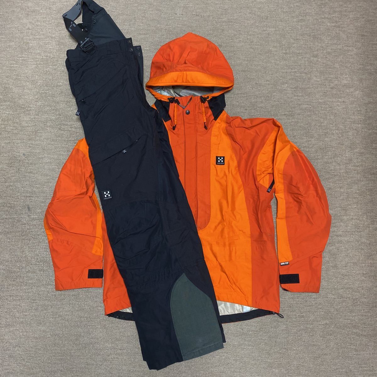 HAGLOFS ホグロフス☆GORE-TEX スキーウェア上下セット☆メンズLサイズ(日本XLサイズ)