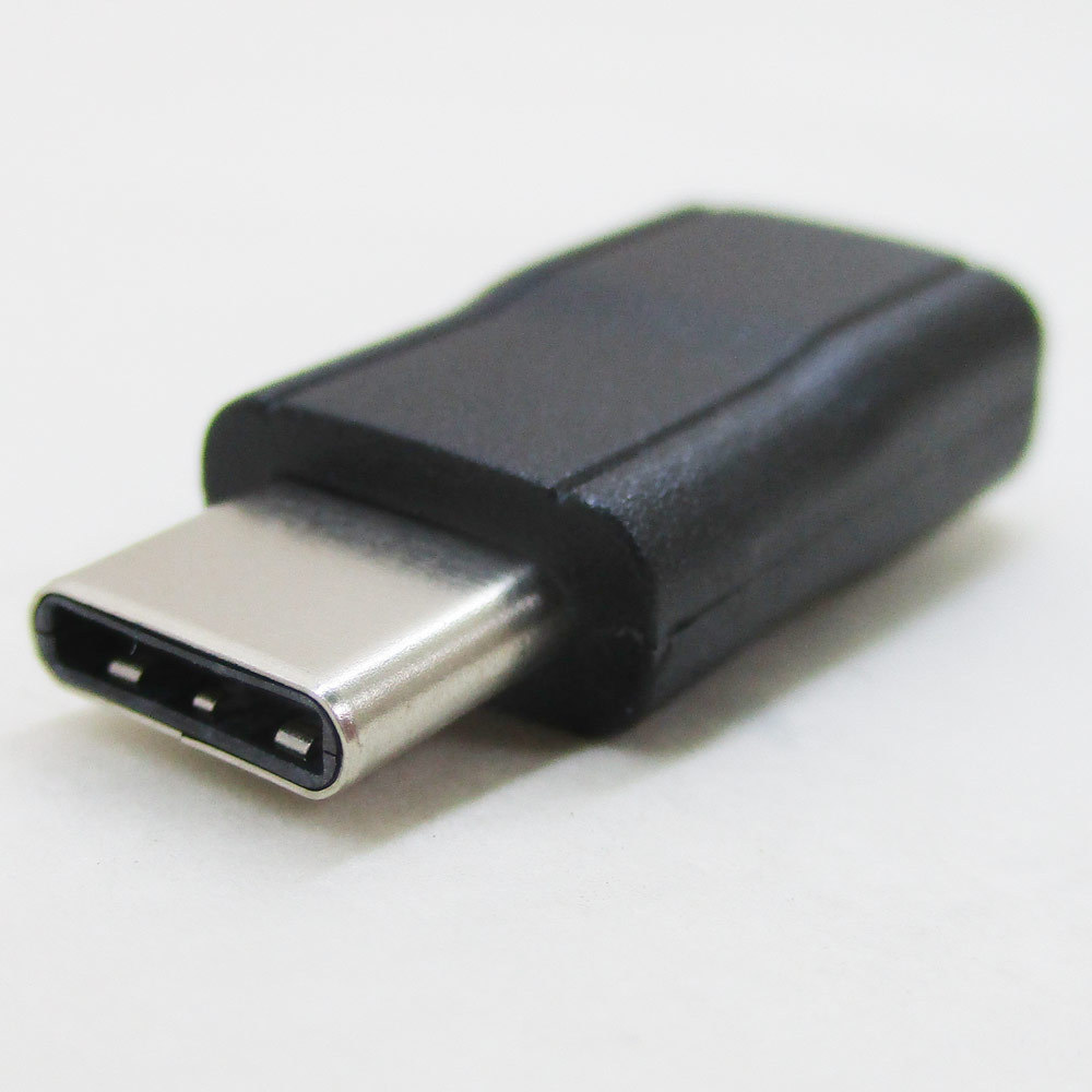 送料無料メール便 USB Type-C マイクロUSB 変換アダプタ 変換コネクタ グリーンハウス GH-UACMB-BK/9683ｘ２個セット/卸_画像1