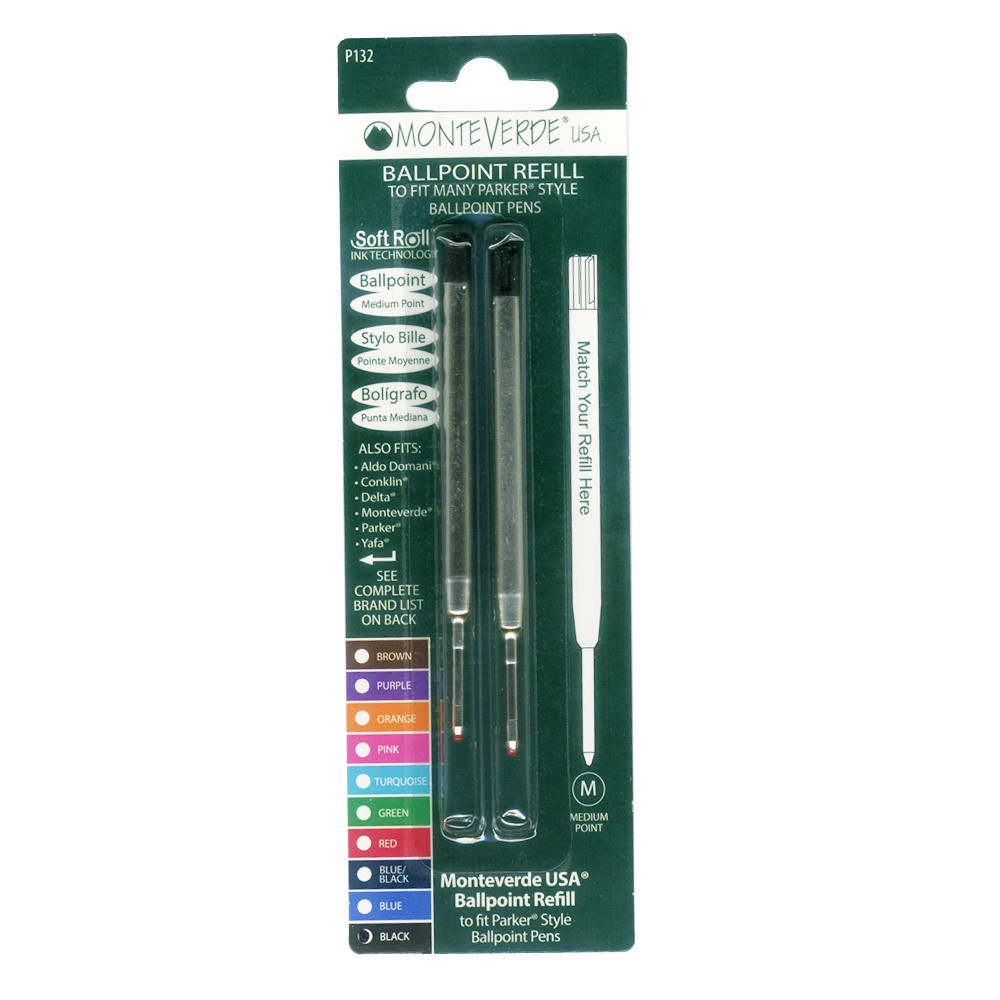  free shipping mail service spare lead change core monte Verde ballpen ( Parker type ) color black pen .M 1919617 2 pcs set x4 piece set /.