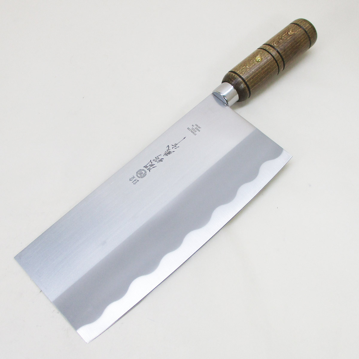  including in a package possibility Chinese kitchen knife made in Japan classical . sword . guard on sword warehouse work tree pattern 8 -inch ( blade migration 200mm)