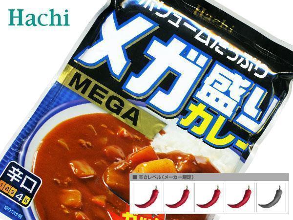 同梱可能 レトルトカレー　メガ盛り　辛口３００ｇｘ１０食セット　ハチ食品_画像2