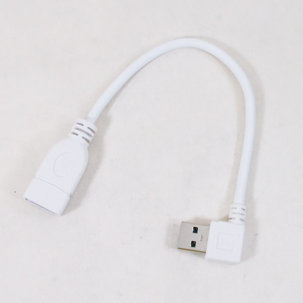 送料無料 USB3.0 L型ケーブル 延長 20cm（右向き変更L）Atype USB3A-CA20RL 4571284882737 変換名人_画像3