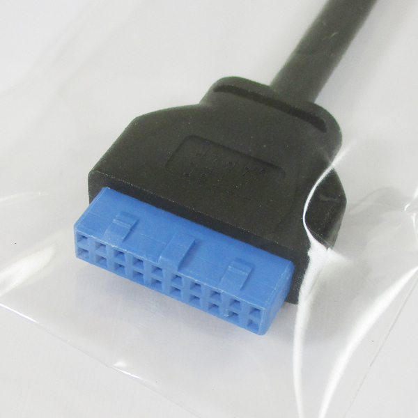 同梱可能 変換ケーブル マザーボード USB変換　USB3.0（20p)to2.0（10p）MB-USB3/2 4571284888586 変換名人_画像6