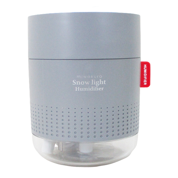 同梱可能 USB加湿器 卓上型 超音波式 大容量500ml防菌防塵フィルター MUH-SL500G/0775 グレー_画像1