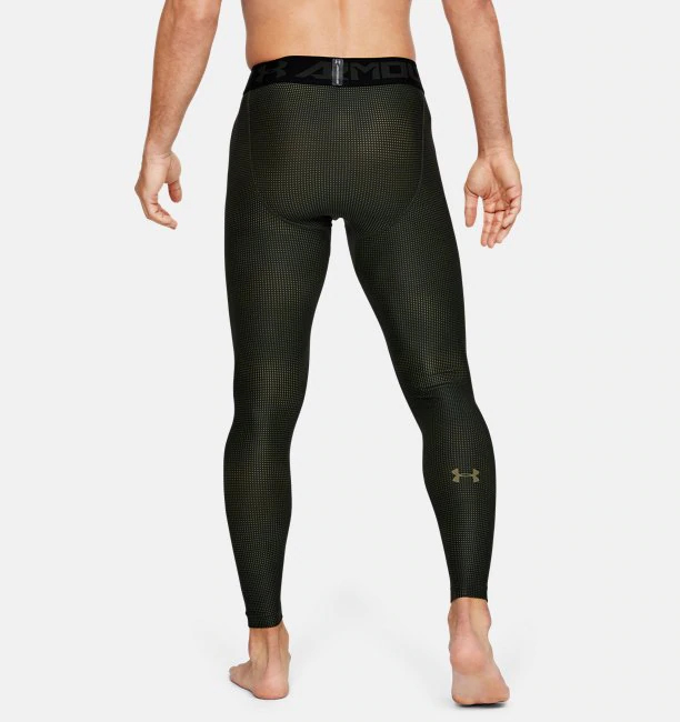 送料無料 新品 アンダーアーマー タイツ S 黒 ブラック スパッツ レギンス 1345298 コンプレション ヒートギア UNDER ARMOUR LG 即決