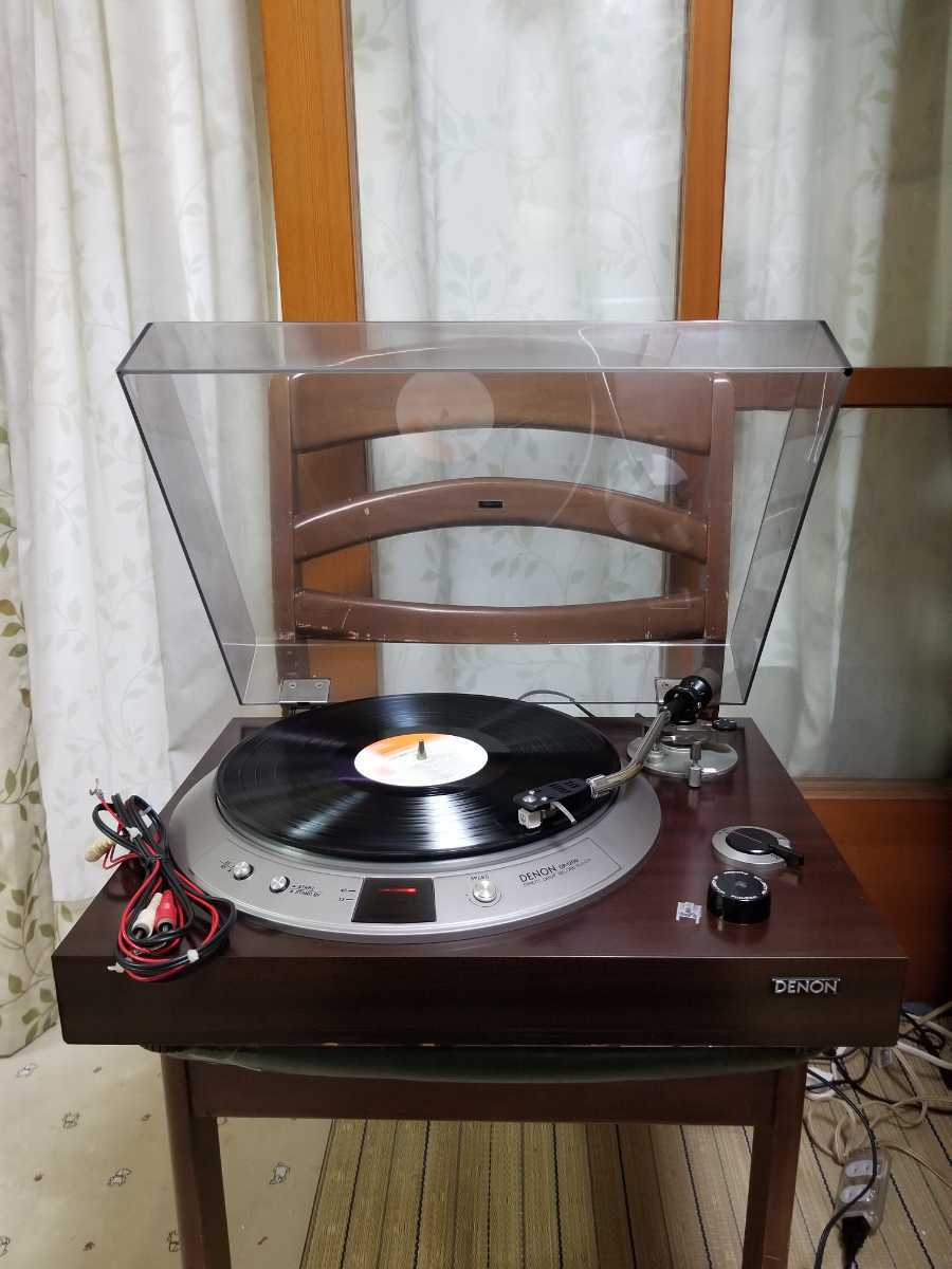 フルレストア!新品カートリッジ.針付!DENONレコードプレーヤーDP