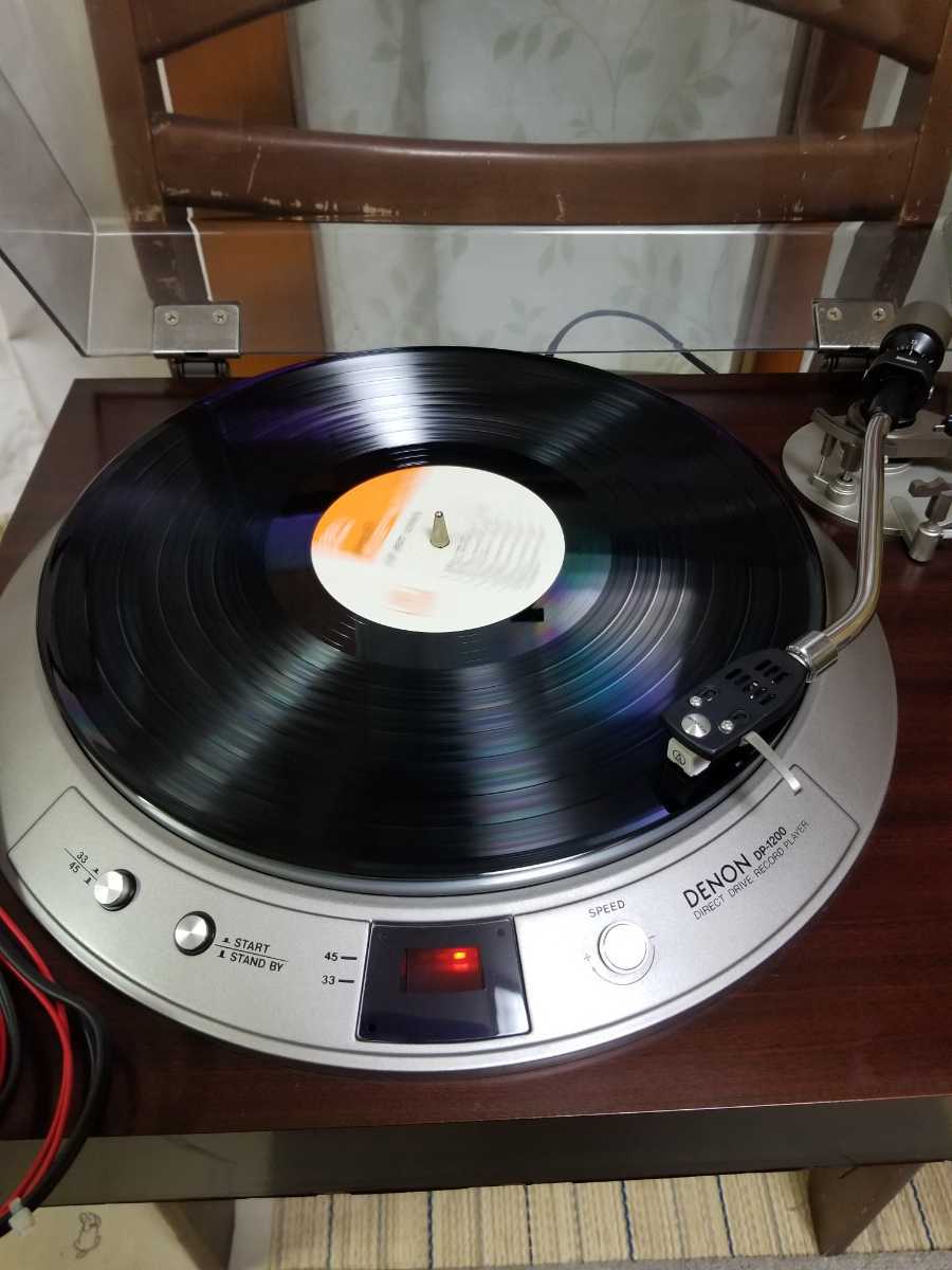 フルレストア!新品カートリッジ.針付!DENONレコードプレーヤーDP