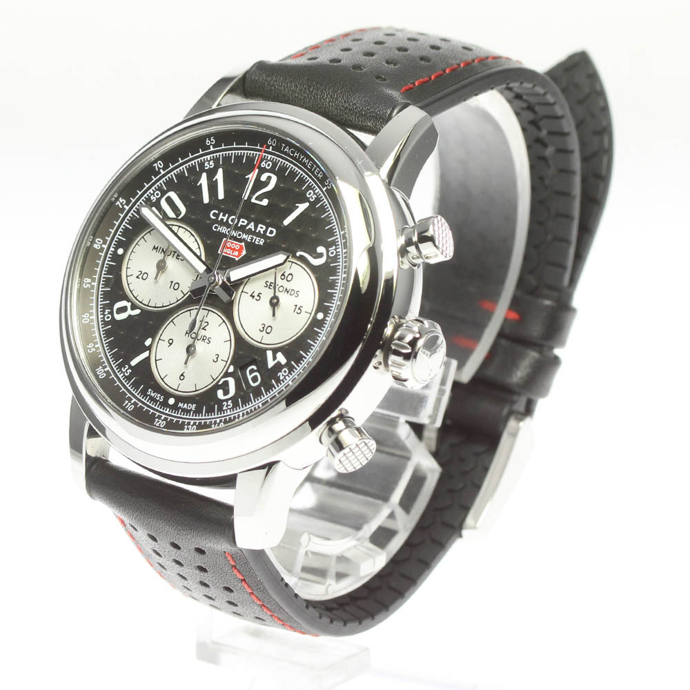 非常に高い品質 ショパール Chopard 8588 良品 メンズ 自動巻き クロノグラフ クラシック ミッレミリア 箱付き_746259 メンズ腕時計 