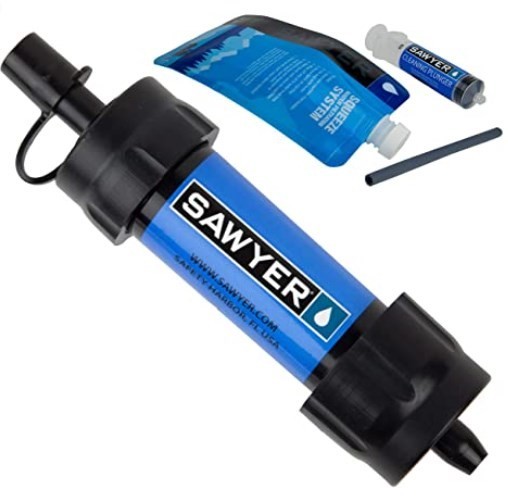 【新品・送料無料】SAWYER PRODUCTS(ソーヤー プロダクト) ミニ 浄水器 SP128 ブルー_画像1