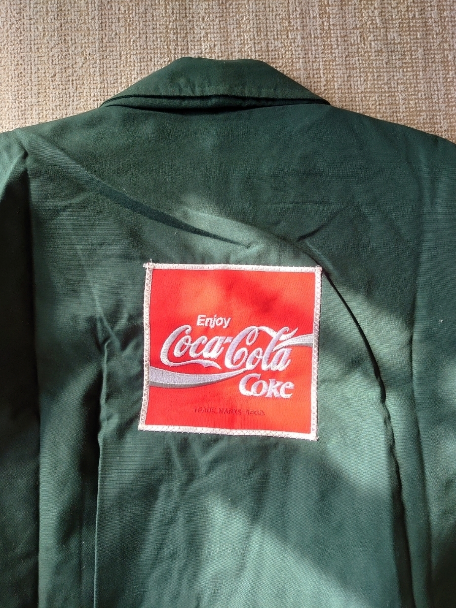 ヴィンテージCOCACOLA☆ウールジャケット作業着メンズコカコーラワッペン付き