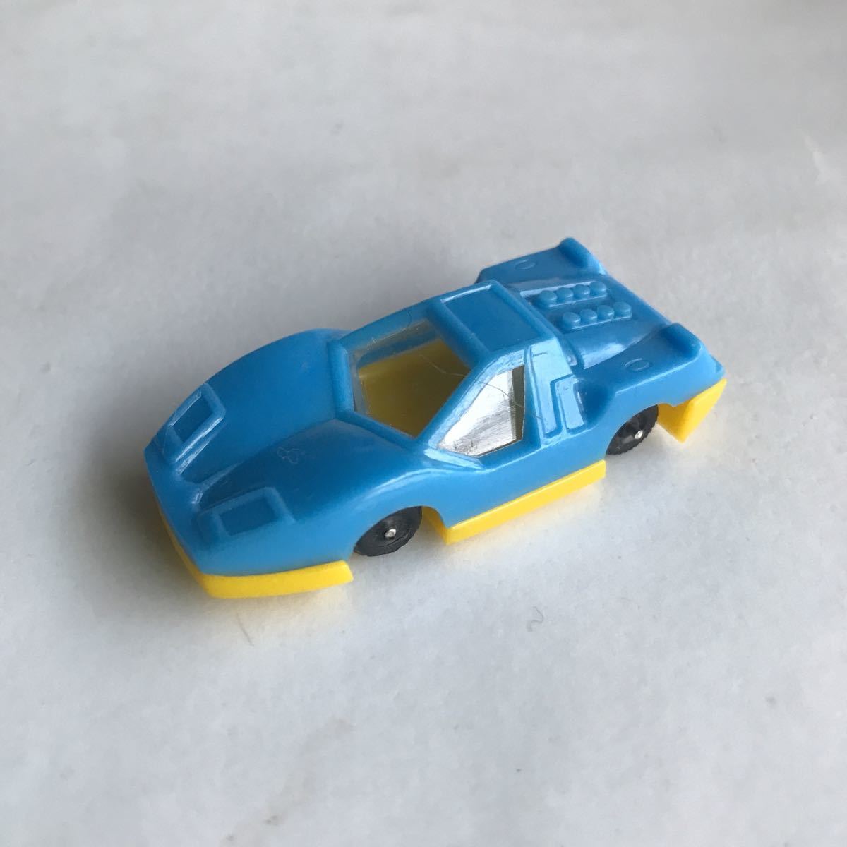 ■当時物グリコおまけ　フェラーリ？スーパーカー　ミニカー 昭和レトロb■検）おまけ食玩消しゴム昔グリコ古い当時森永おもちゃ玩具