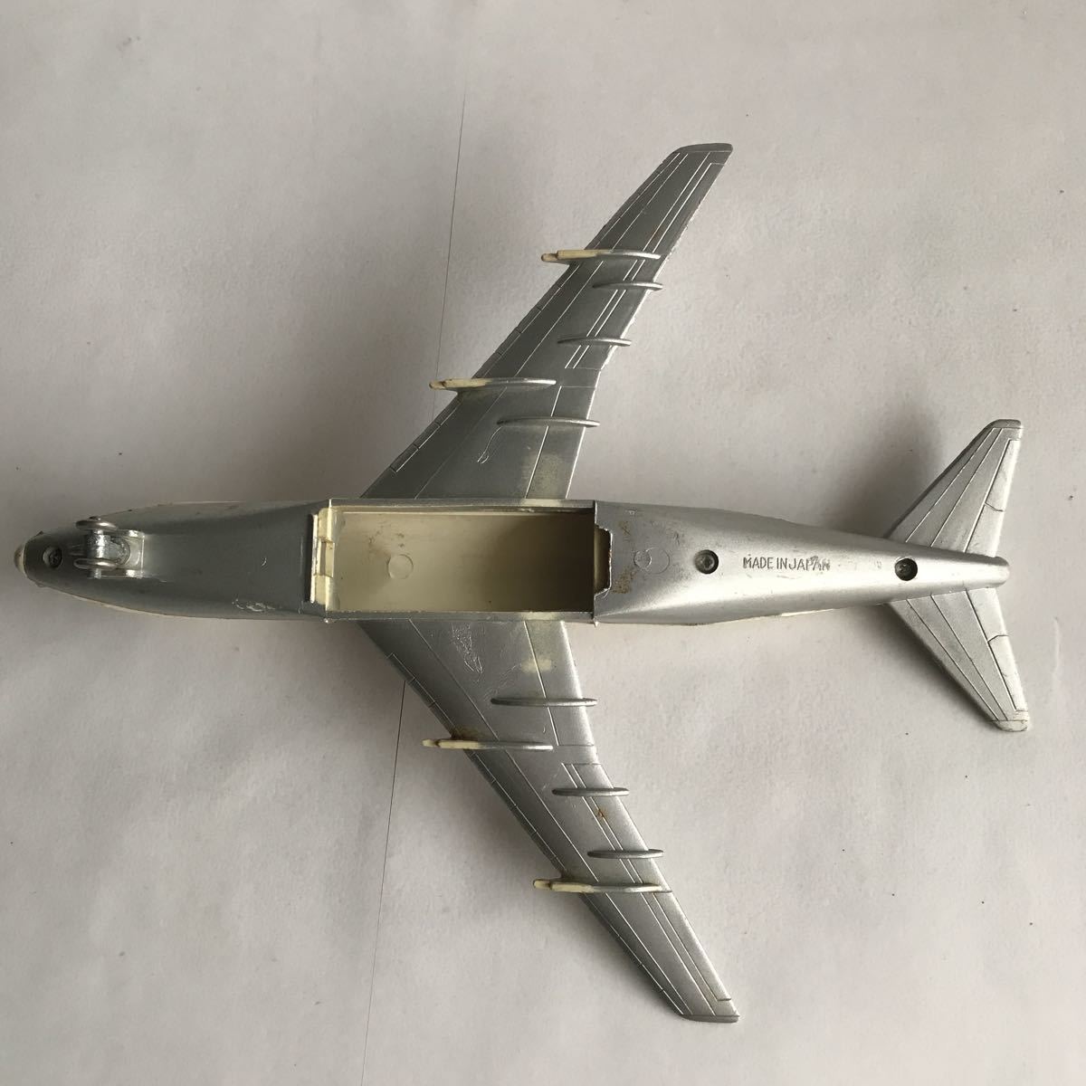 □昭和レトロ ジャンボジェット機 飛行機JAL模型おもちゃ当時物b □昭和レトロ ジャンボジェット機 飛行機JAL模型おもちゃ当時物b