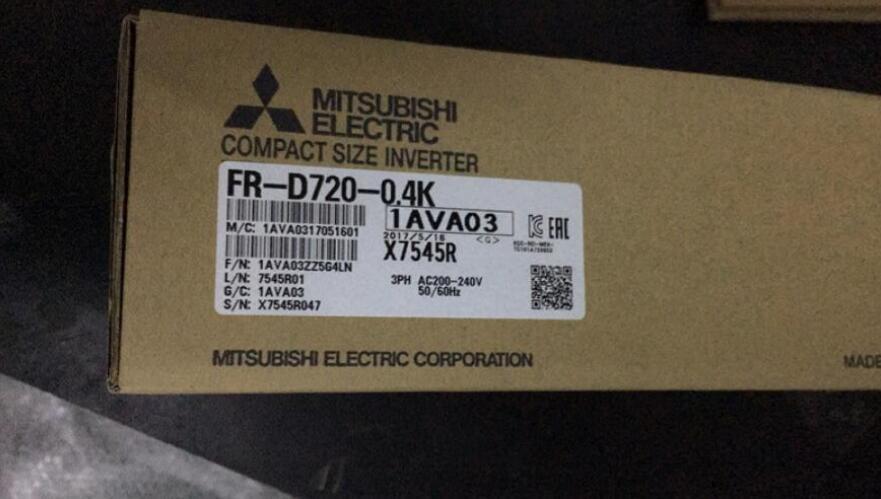 新品MITSUBISHI/三菱電機 インバータ FR-D720-0.4K 【６ヶ月保証