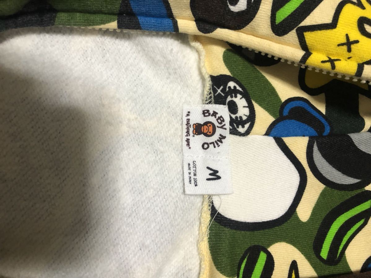 A BATHING APE BABY MILO X KAWS ANIMAL KINGDOM CAMO アベイシングエイプ SIZE M_画像2