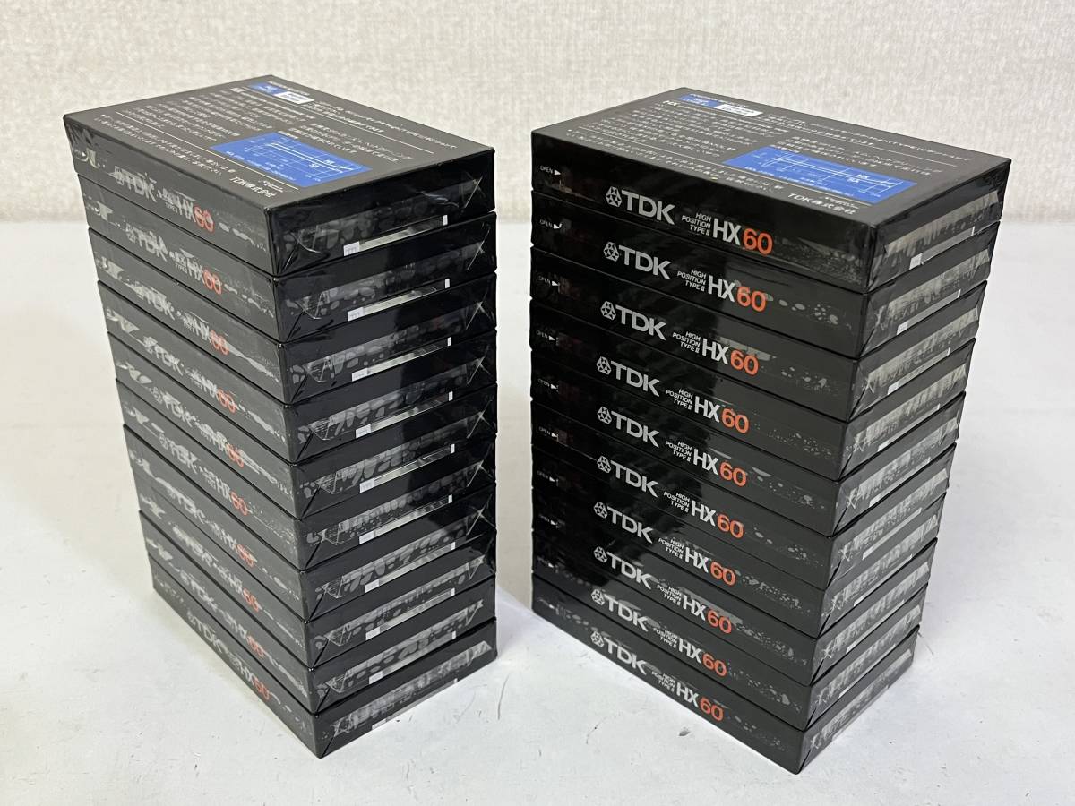 **K951 unopened cassette tape TDK HIGH POSITION EXTRA HIGH GRADE HX/60 20 pcs set **