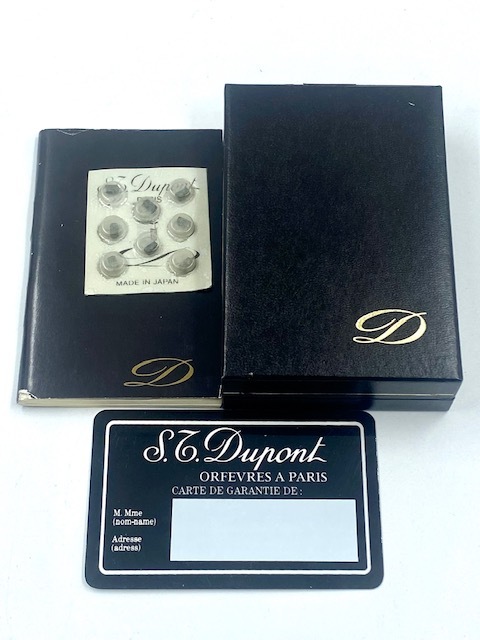 S.T.Dupont デュポン 火花OK ライター コールド 喫煙グッズ タバコ 箱