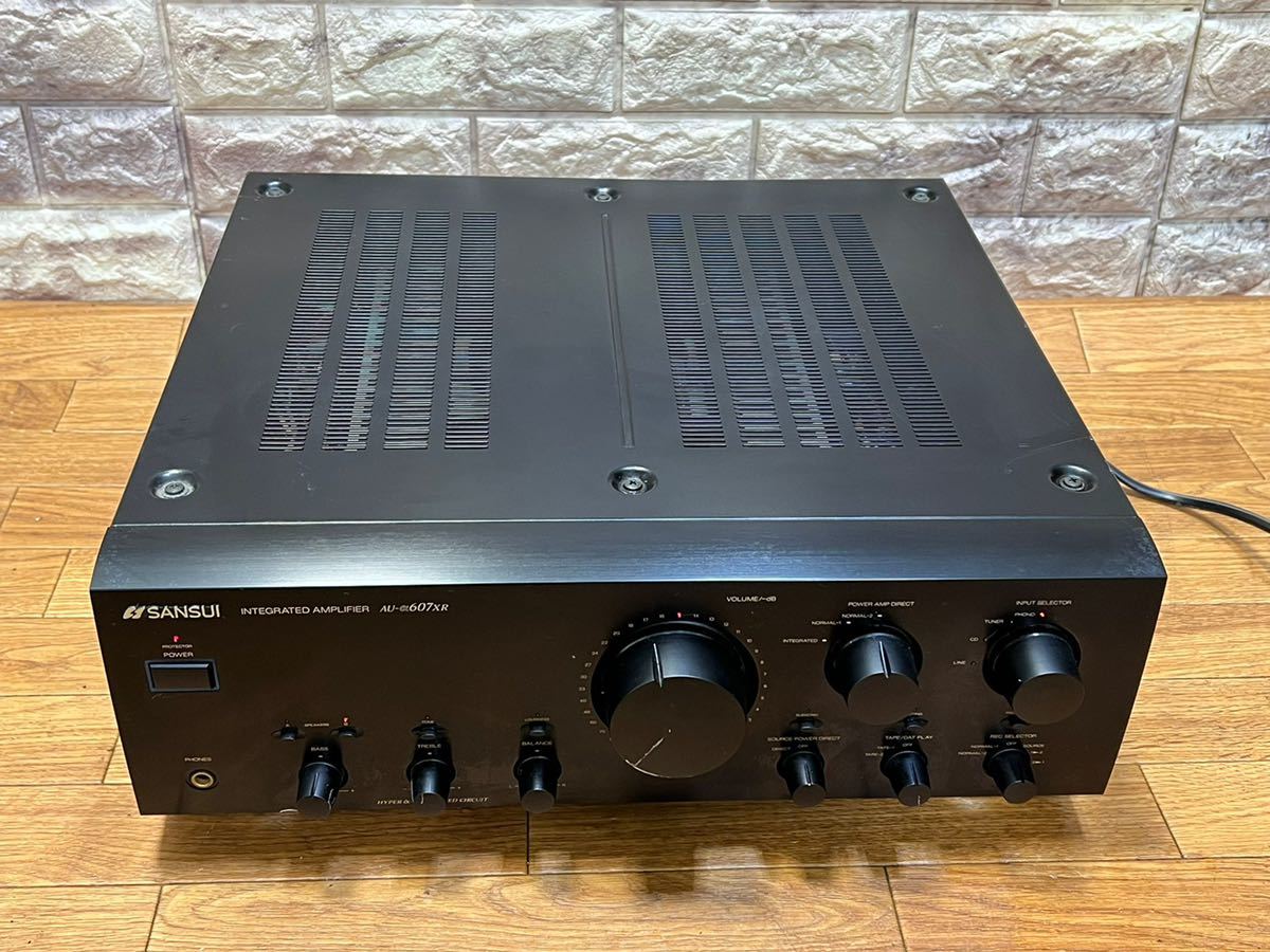 サンスイ SANSUI プリメインアンプ AU-a607XR 動作確認済み 現状品