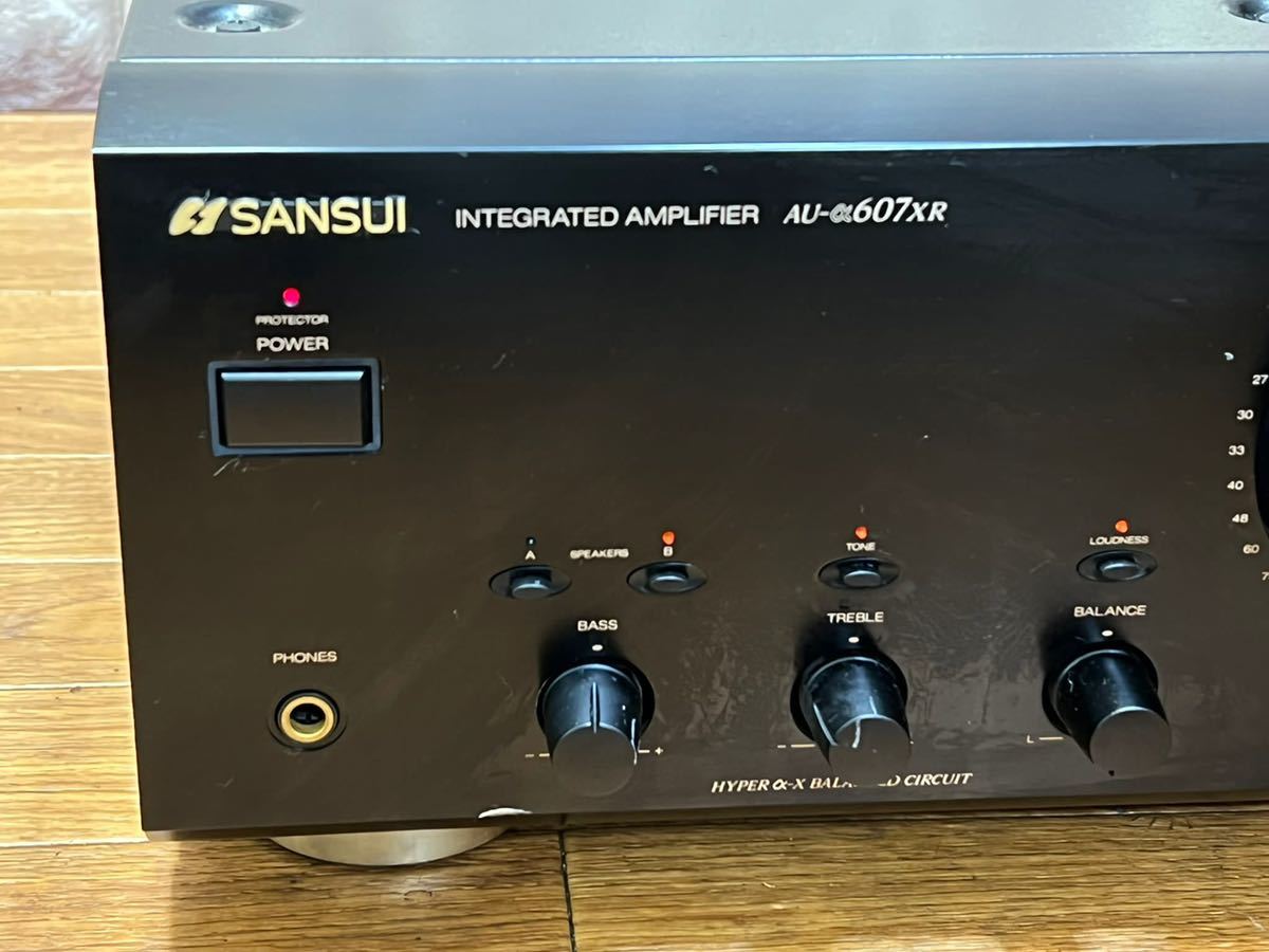 サンスイ SANSUI プリメインアンプ AU-a607XR 動作確認済み 現状品