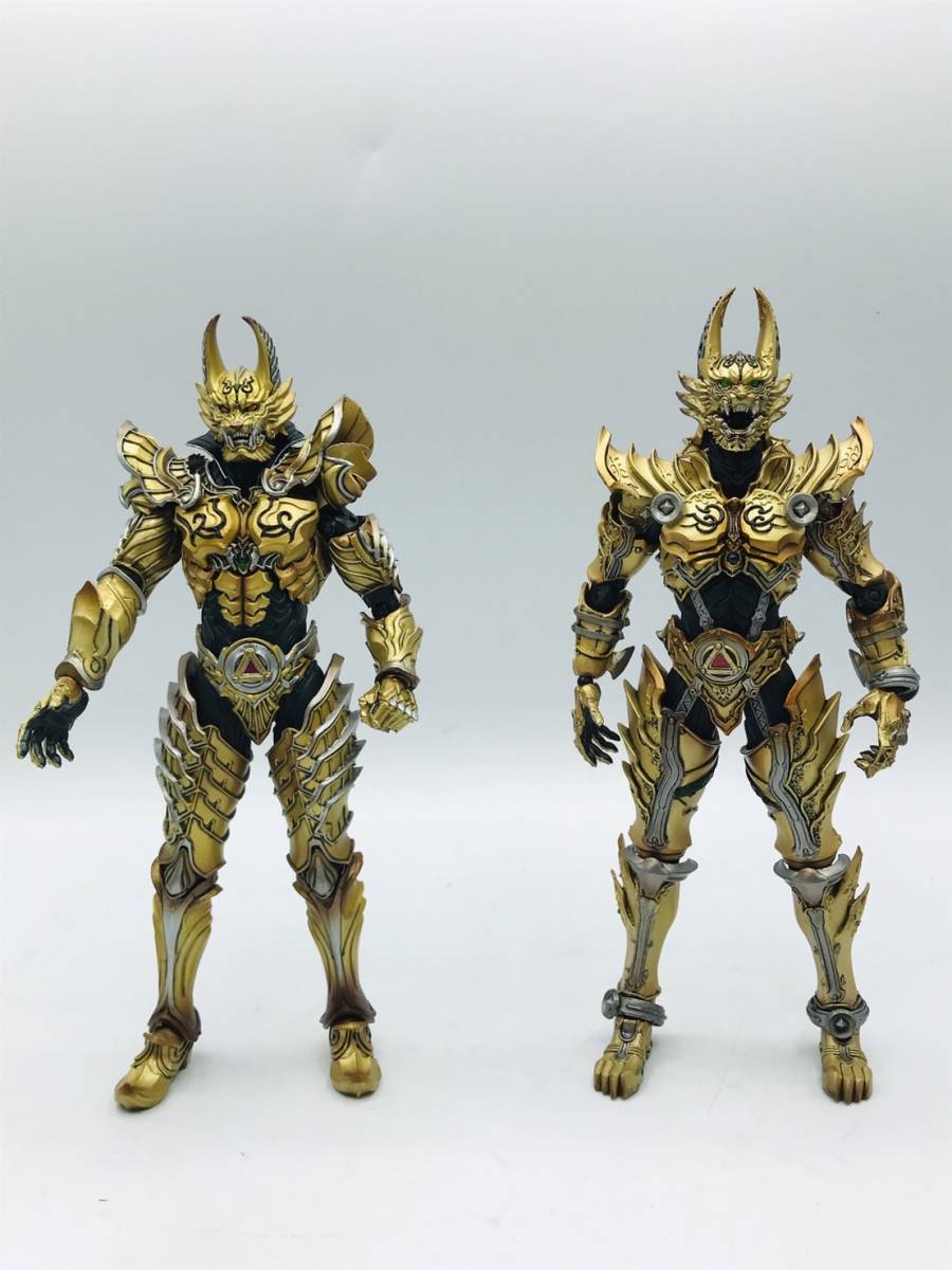 C03-319SYG//組成品 現状品 4点まとめ バンダイ 魔戒可動 黄金騎士ガロ