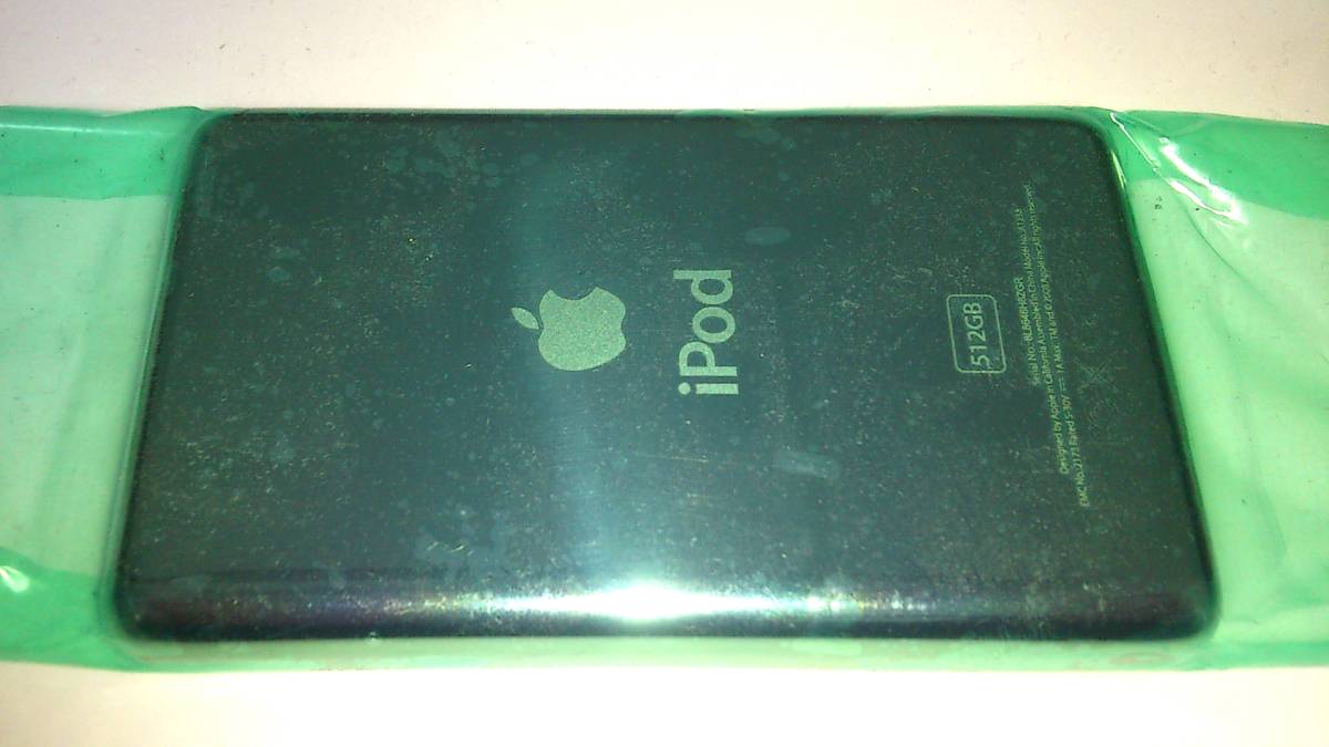 美品 iPod classic (160GB→SSD 512GB 大容量化) グリーンホワイト