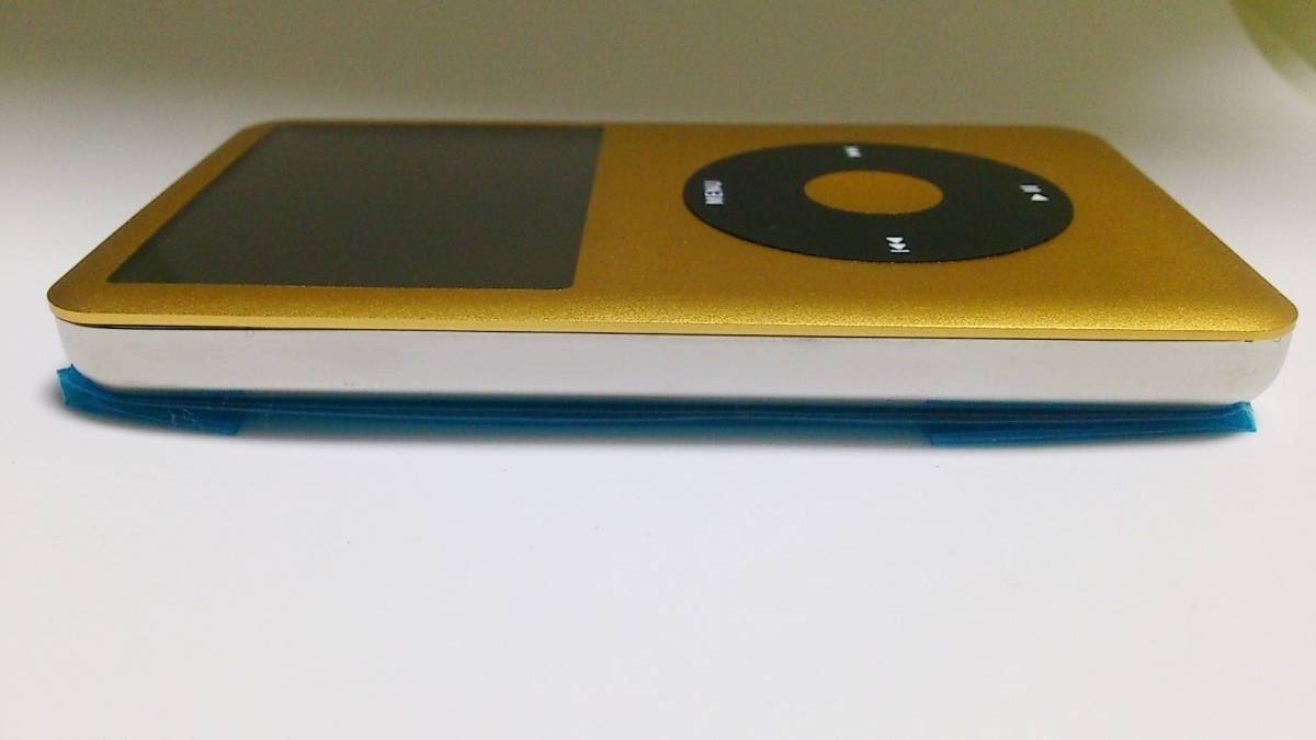 美品 iPod classic (160GB→SSD 512GB 大容量化) ゴールドブラック (外装一式 バッテリー等 新品) 第7世代 本体 - 7