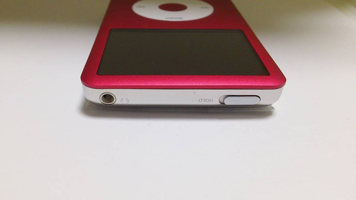 美品 iPod classic (160GB→SSD 512GB 大容量化) レッドホワイト (外装一式 バッテリー等 新品) 第7世代 本体