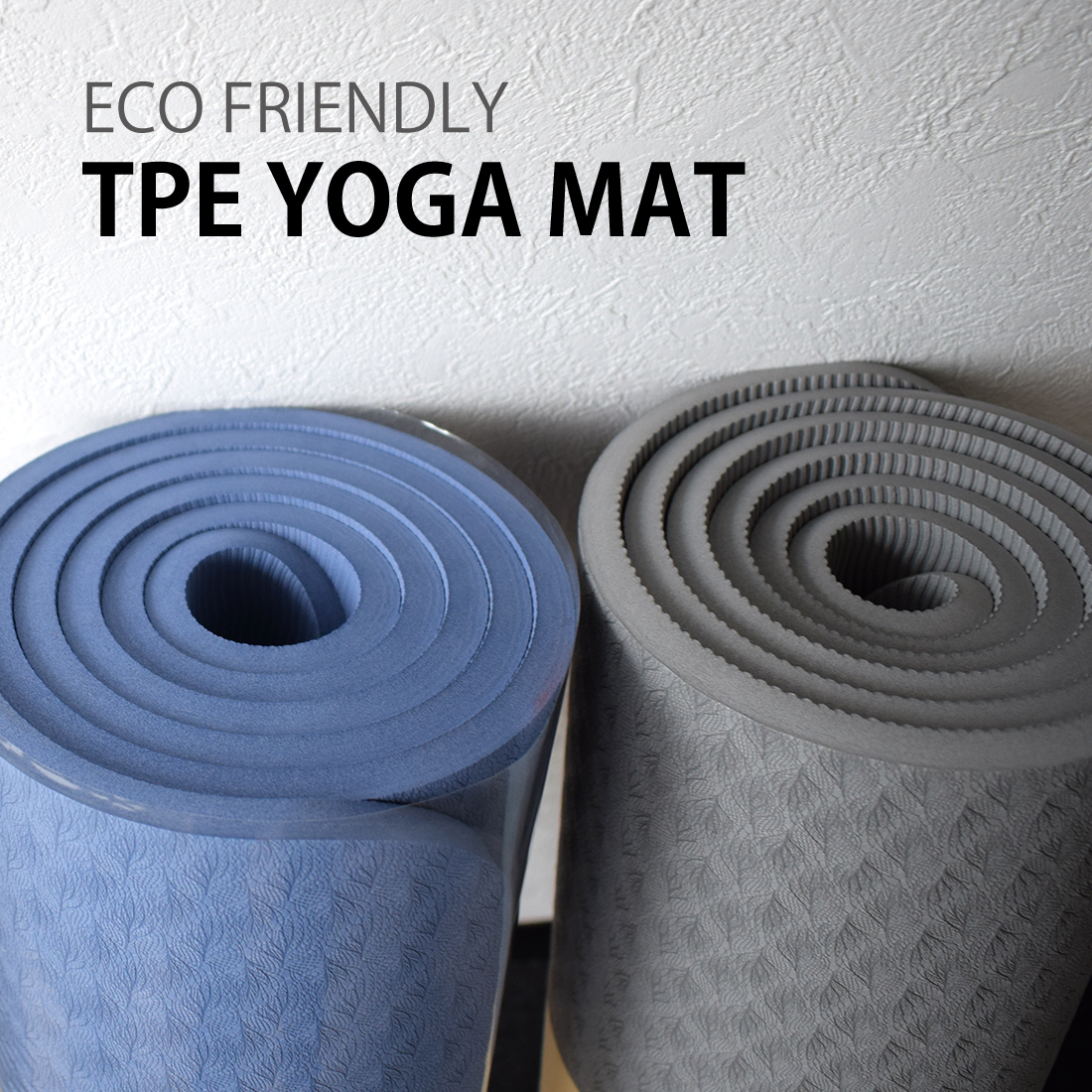  yoga mat 10mm high class TPE material less smell slipping difficult training mat exercise mat pilates mat training diet 