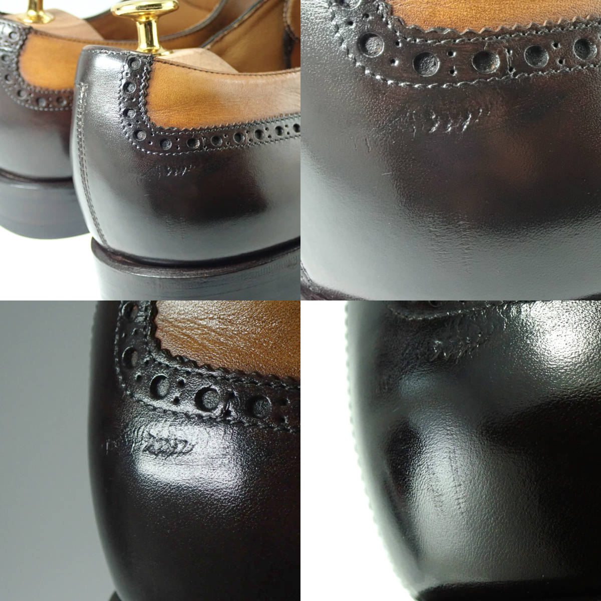 Salvatore Ferragamo プレーントゥ メダリオン 【表記サイズ 9(1/2)EE (日本参考サイズ約27.5cm) 重さ 1119g】 靴 TRAMEZZA