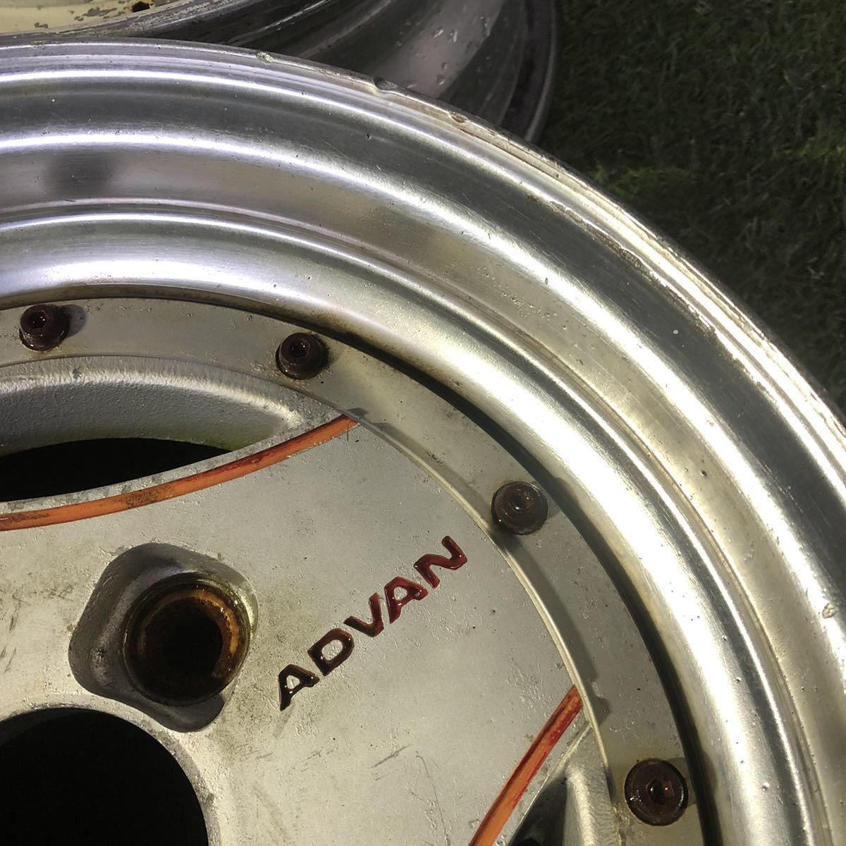 53940318】☆ジャンク品☆旧車 ADVAN 13インチ 6.0-JJ×13 ET 12 PCD114