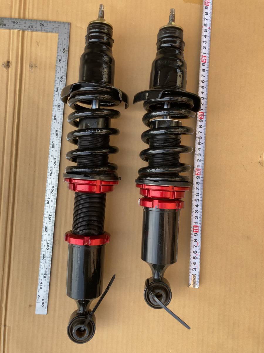 AE86 レビン トレノ フルタップ 車高調 リヤ コイルオーバー 減衰力