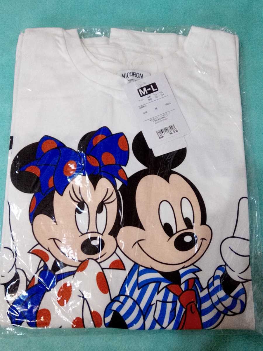 Paypayフリマ Tdr ディズニー にこるん コラボ ｔシャツ ミッキーミニー 藤田ニコル Nicoron サイズｍ ｌ