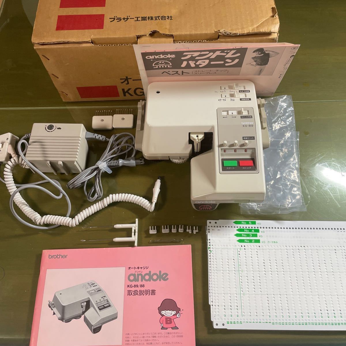 ☆美品・通電確認済☆brother KG-89 オートキャリジ ブラザー編機