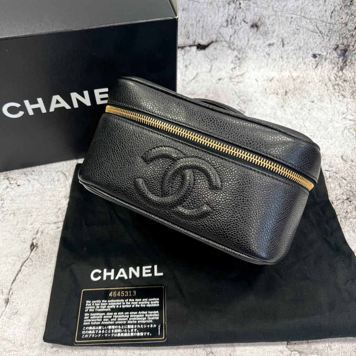 ◇◇極上美品 CHANEL ☆ シャネル キャビアスキン 高級 ポーチ ◇◇極上美品 CHANEL ☆ シャネル キャビアスキン 高級 ポーチ
