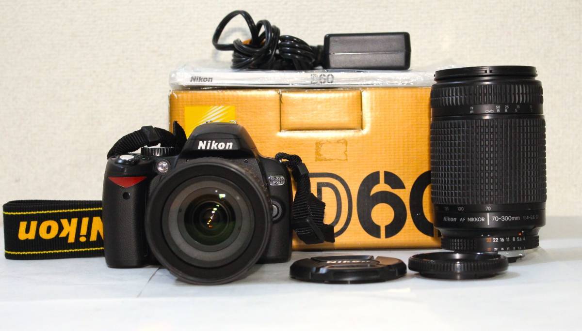 ☆元箱付き・動作未確認☆NIKON D60 AF-S NIKKOR 18-70mm F3.5-4.5 ED