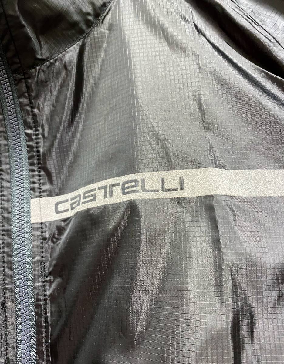 マジ★大人気【ウインドブレーカー】CASTELLI カステリ SQUADRA STRETCH JACKET 黒【XL】_画像3