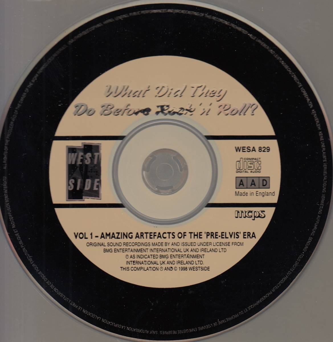 輸 VA What Did They Do Before Rock 'N' Roll? Vol 1 Amazing Artifacts Of The Pre-Elvis Era◆規格■WESA-829◆送料無料■即決●交渉有_画像3