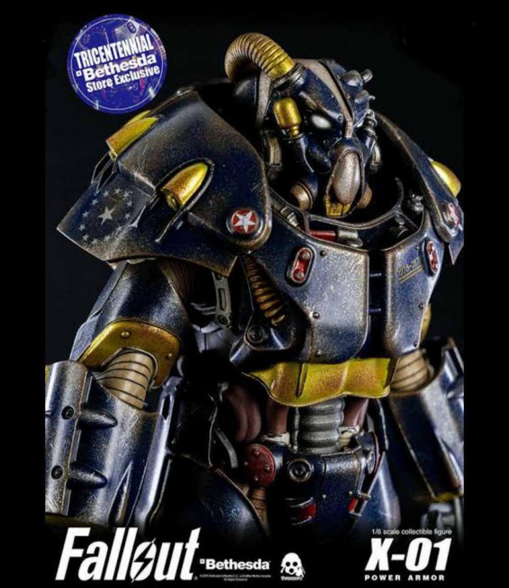 人気ブランドを レア Threezero Fallout X 01 パワーアーマー Tricentennial スリーゼロ フォールアウト ベゼスダ ストア限定 トライセンテニアル 受注発注 Mp Studio Com Pl