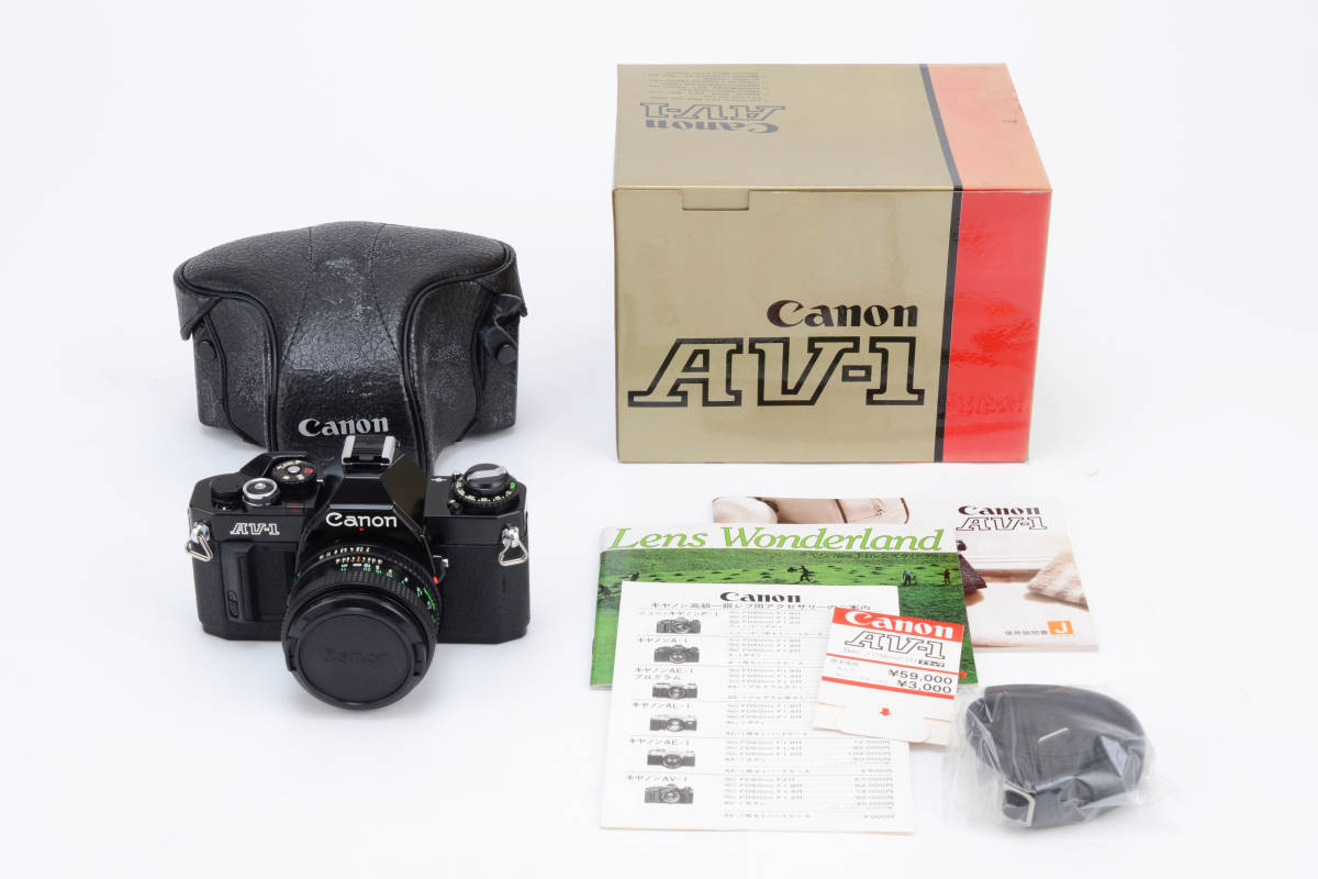 CANON キヤノン AV-1 ブラックボディ + 50㎜ F2 新品未使用 ボディ
