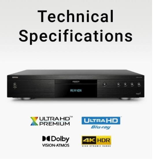未使用 UBR-X100 REAVON リーヴォン 4K Ultra HD ブルーレイプレーヤー
